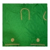 Dropship Women's Cotton Silk Self Design Unstitched Blouse Piece (Green, 80-100 cm)