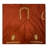 Dropship Women's Cotton Silk Self Design Unstitched Blouse Piece (Maroon, 80-100 cm)