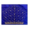 Dropship Women's Cotton Silk Self Design Unstitched Blouse Piece (Dark Blue, 80-100 cm)