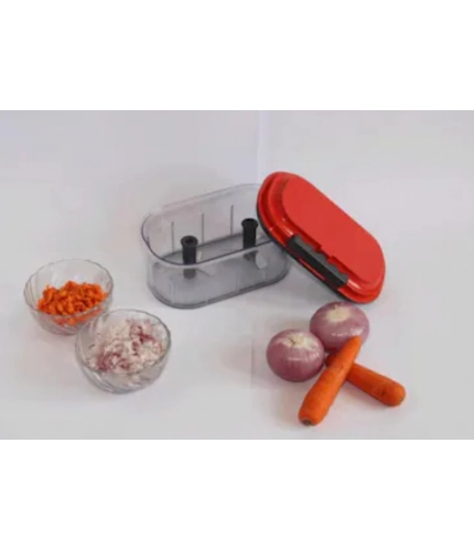 Plastic Vegetable Chopper Set (Color: Assorted)