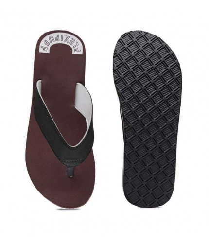 Unisex Rubber Men's Slippers for Ultimate Comfort (Maroon)