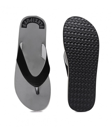 Unisex Rubber Men's Slippers for Ultimate Comfort (Grey)
