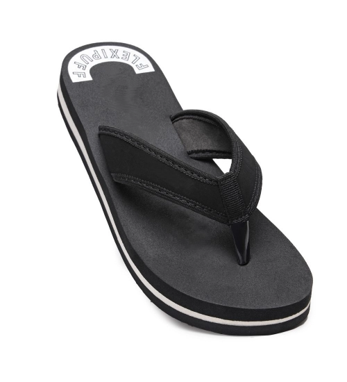 Unisex Rubber Lightweight and Soft Women Slippers for a Cozy Step (Black)