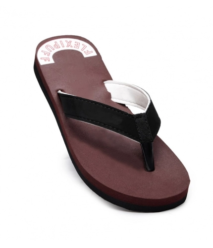 Unisex Rubber Comfortable Orthopedic Doctor Slipper and Flip Flops (Maroon)