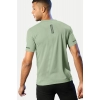 Men's Casual Half sleeve Solid Polyester Crew Neck T-shirt (Pista) Men's Casual Half sleeve Solid Polyester Crew Neck T-shirt (Pista)