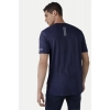 Men's Casual Half sleeve Solid Polyester Crew Neck T-shirt (Navy) Men's Casual Half sleeve Solid Polyester Crew Neck T-shirt (Navy)