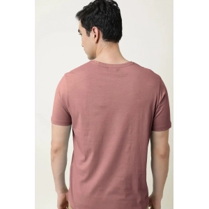 Generic Men's Casual Half sleeve Solid Cotton V Neck T-shirt (Onion)