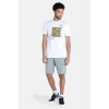 Men's Casual Half sleeve Printed Polyester Crew Neck T-shirt (White) Men's Casual Half sleeve Printed Polyester Crew Neck T-shirt (White)
