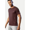 Men's Casual Half sleeve Solid Polyester Crew Neck T-shirt (Maroon) Men's Casual Half sleeve Solid Polyester Crew Neck T-shirt (Maroon)