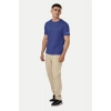 Men's Casual Half sleeve Solid Polyester Crew Neck T-shirt (Blue) Men's Casual Half sleeve Solid Polyester Crew Neck T-shirt (Blue)