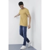 Men's Casual Half sleeve Solid Polyester Crew Neck T-shirt (Sand) Men's Casual Half sleeve Solid Polyester Crew Neck T-shirt (Sand)