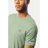 Men's Casual Half sleeve Solid Polyester Crew Neck T-shirt (Pista) Men's Casual Half sleeve Solid Polyester Crew Neck T-shirt (Pista)