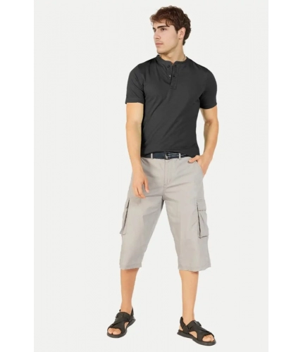 Men's Casual Half sleeve Solid Cotton Henley Neck T-shirt (Black) Men's Casual Half sleeve Solid Cotton Henley Neck T-shirt (Black)