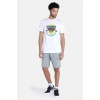 Men's Casual Half sleeve Printed Polyester Crew Neck T-shirt (White) Men's Casual Half sleeve Printed Polyester Crew Neck T-shirt (White)