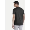 Men's Casual Half sleeve Printed Cotton Crew Neck T-shirt (Black) Men's Casual Half sleeve Printed Cotton Crew Neck T-shirt (Black)