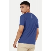 Men's Casual Half sleeve Solid Polyester Crew Neck T-shirt (Blue) Men's Casual Half sleeve Solid Polyester Crew Neck T-shirt (Blue)