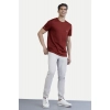 Men's Casual Half sleeve Solid Polyester Crew Neck T-shirt (Maroon) Men's Casual Half sleeve Solid Polyester Crew Neck T-shirt (Maroon)