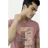 Men's Casual Half sleeve Digital Printed Cotton Crew Neck T-shirt (Coral) Men's Casual Half sleeve Digital Printed Cotton Crew Neck T-shirt (Coral)