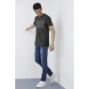 Men's Casual Half sleeve Printed Cotton Round Neck T-shirt (Dark Grey) Men's Casual Half sleeve Printed Cotton Round Neck T-shirt (Dark Grey)