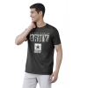 Men's Casual Half sleeve Printed Cotton Round Neck T-shirt (Dark Grey) Men's Casual Half sleeve Printed Cotton Round Neck T-shirt (Dark Grey)