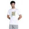 Men's Casual Half sleeve Printed Polyester Crew Neck T-shirt (White) Men's Casual Half sleeve Printed Polyester Crew Neck T-shirt (White)