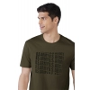 Men's Casual Half sleeve Printed Cotton Crew Neck T-shirt (Dark Green) Men's Casual Half sleeve Printed Cotton Crew Neck T-shirt (Dark Green)