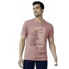 Men's Casual Half sleeve Digital Printed Cotton Crew Neck T-shirt (Coral) Men's Casual Half sleeve Digital Printed Cotton Crew Neck T-shirt (Coral)