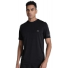 Men's Casual Half sleeve Solid Polyester Crew Neck T-shirt (Black) Men's Casual Half sleeve Solid Polyester Crew Neck T-shirt (Black)