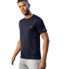 Men's Casual Half sleeve Solid Polyester Crew Neck T-shirt (Navy) Men's Casual Half sleeve Solid Polyester Crew Neck T-shirt (Navy)