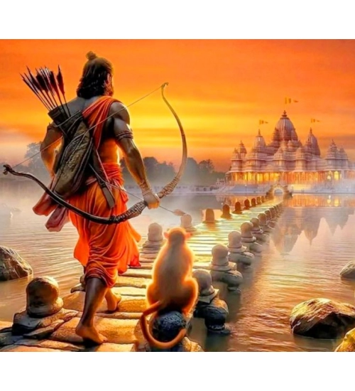 Printed Ram Mandir Hard Mobile Case Cover