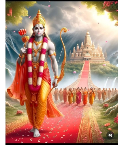 Printed Rambhadra Hard Mobile Case Cover