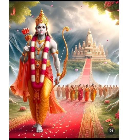 Printed Rambhadra Hard Mobile Case Cover