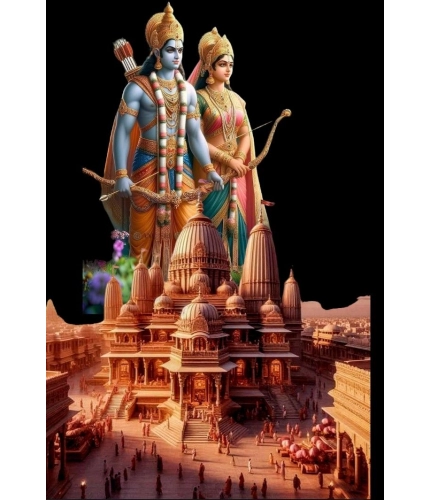 Printed Sita Ram Hard Mobile Case Cover