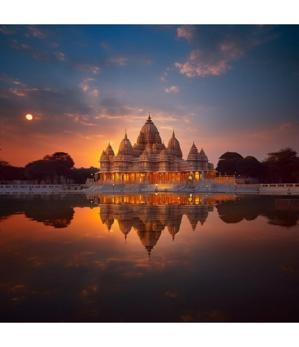 Printed Ayodhya Hard Mobile Case Cover