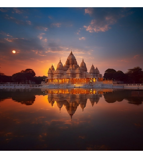 Printed Ayodhya Hard Mobile Case Cover