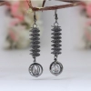 Dropship Women's Black Color Antique Earrings Combo Of 6 Pairs 