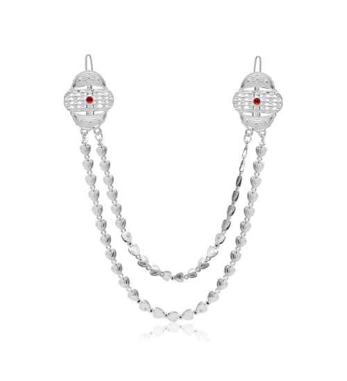 Women's Silver Color Hair Pin / Juda Pin 