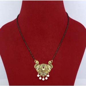 Generic Women's Assorted Color 5 Piece Of Mangalsutra Combo 