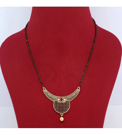 Women's Assorted Color 5 Piece Of Mangalsutra Combo 