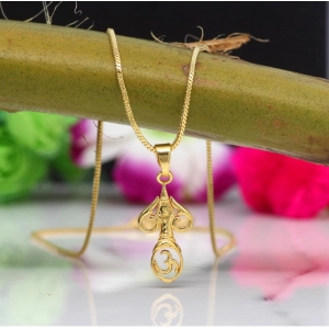 Generic Women's Gold Color Om Temple Locket 