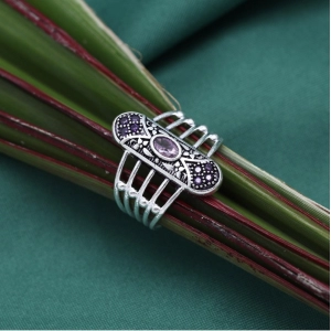 Generic Women's Multi Color Assorted Design Adjustable Toe Rings Combo Of 2 Pairs 