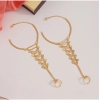 Dropship Women's Gold Plated Hathphool Adjustable Chain