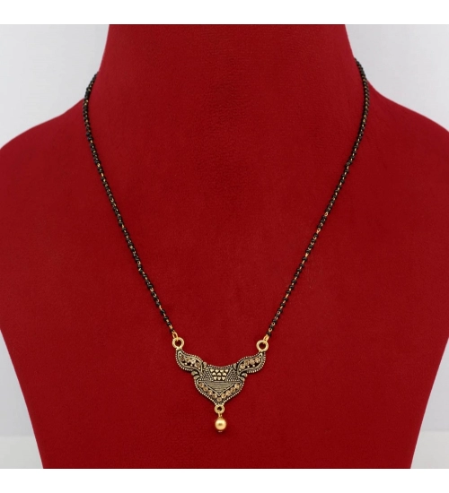 Women's Gold Color 5 Piece Of Mangalsutra Combo Women's Gold Color 5 Piece Of Mangalsutra Combo