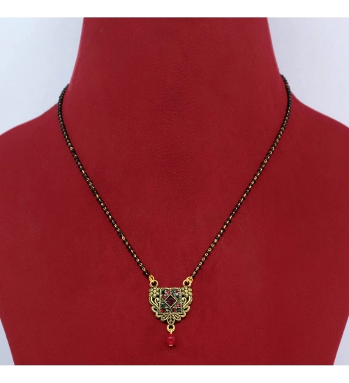 Women's Maroon & Green Color 5 Piece Of Mangalsutra Combo Women's Maroon & Green Color 5 Piece Of Mangalsutra Combo