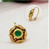 Dropship Women's Multi Color Kundan Nose Pin Combo Of 4 Pieces 