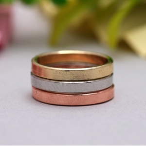 Generic Women's Multi Color 3 Pieces Adjustable Bracelets & Rings 
