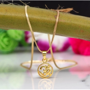 Generic Women's Gold Color Om Temple Locket 