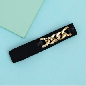 Generic Women's Gold & Black Color Kamarband Elastic Waist Belt For Women//Girls Adjustable Hip Belt