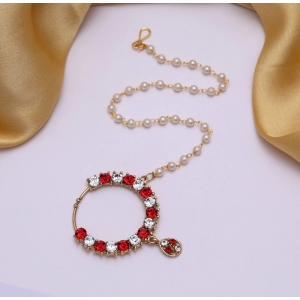 Generic Women's Red Color Nose Nath 