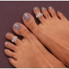 Dropship Women's Multi Color Assorted Design Adjustable Toe Rings Combo Of 3 Pairs 
